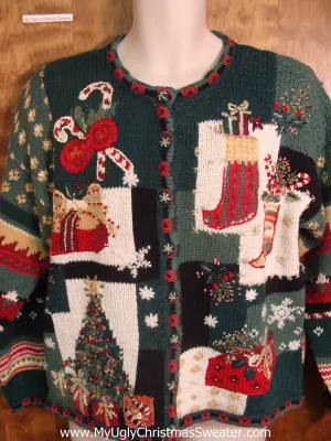 80s Xmas Eve Bad Christmas Sweater