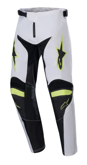 Alpinestars Youth Racer Lucent Pants White Neon Red Yellow Fluo