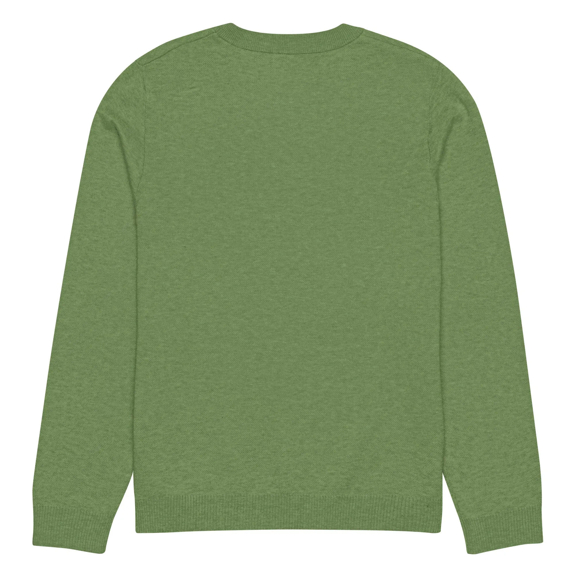 Ask Your Mama (Green) Knitted Sweater