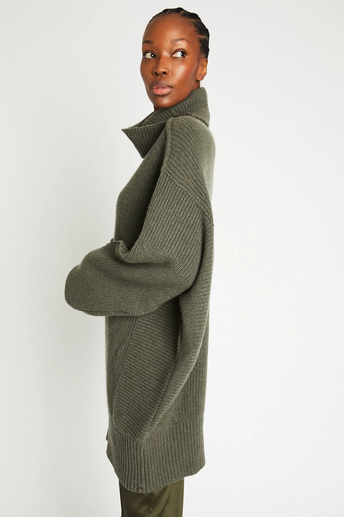   Beryll Clara Oversized Sweater | Forest