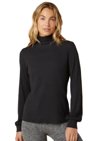 Beyond Yoga The Essential Ribbed Turtleneck