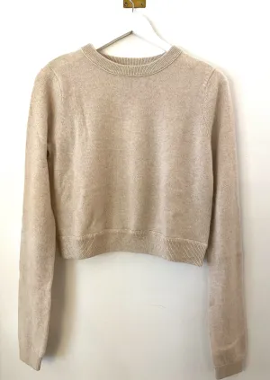 Brazeau Tricot Cashmere All Thumbs Sweater in Rosegold