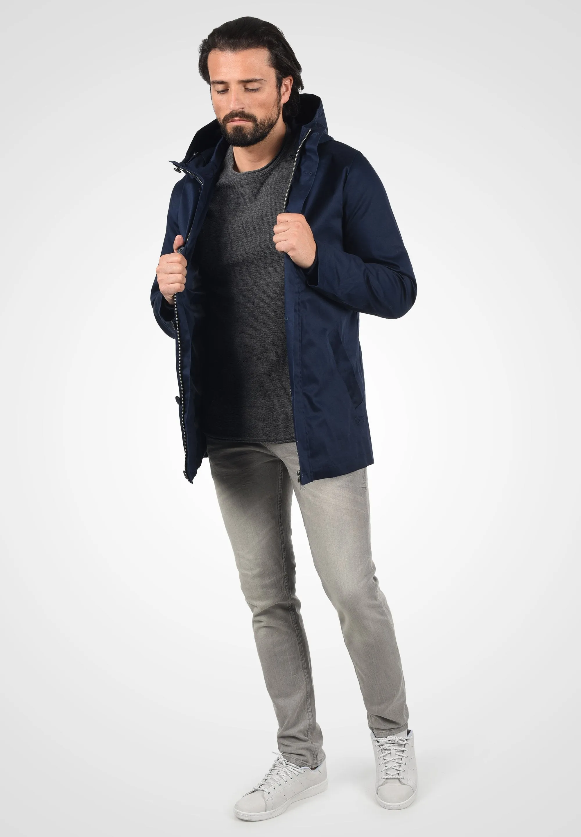 Casual Friday parka, blue