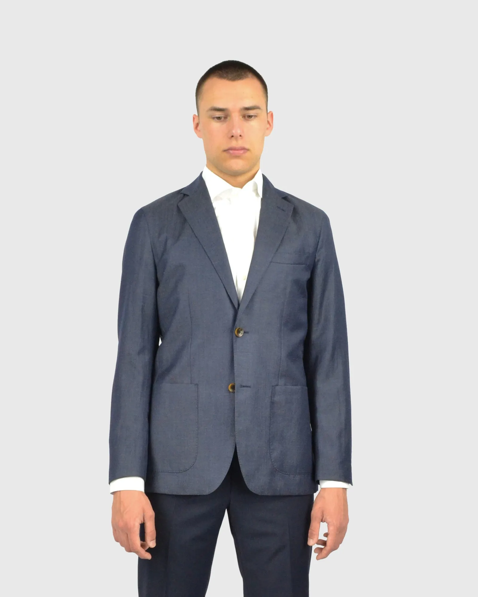 DOM BAGNATO DBFCQ367 NEAPOLITAN DENIM-BLUE BLAZER