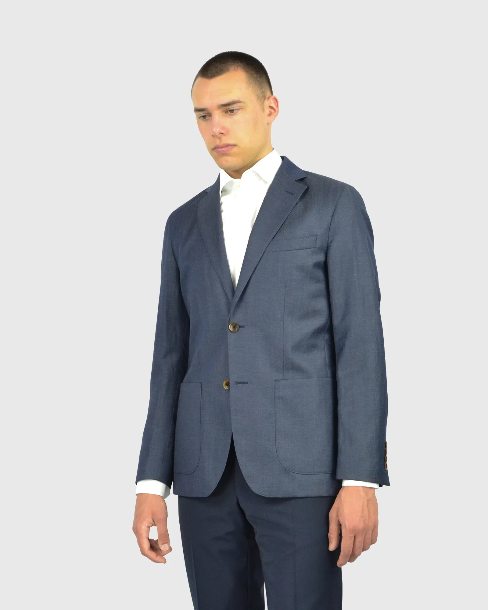 DOM BAGNATO DBFCQ367 NEAPOLITAN DENIM-BLUE BLAZER