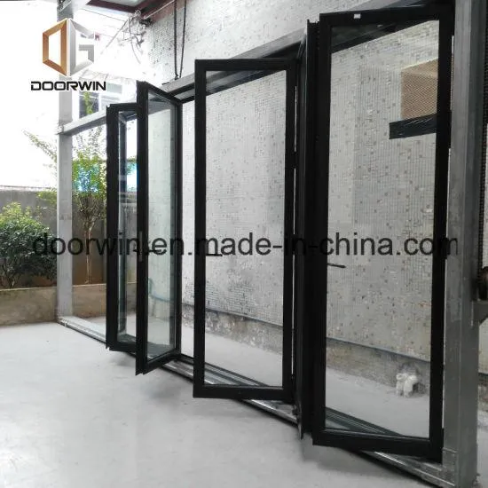 DOORWIN 2021The Rmal Break Aluminum Patio Door with Frosted Glass - China Aluminum Door, Aluminum Hinged Door