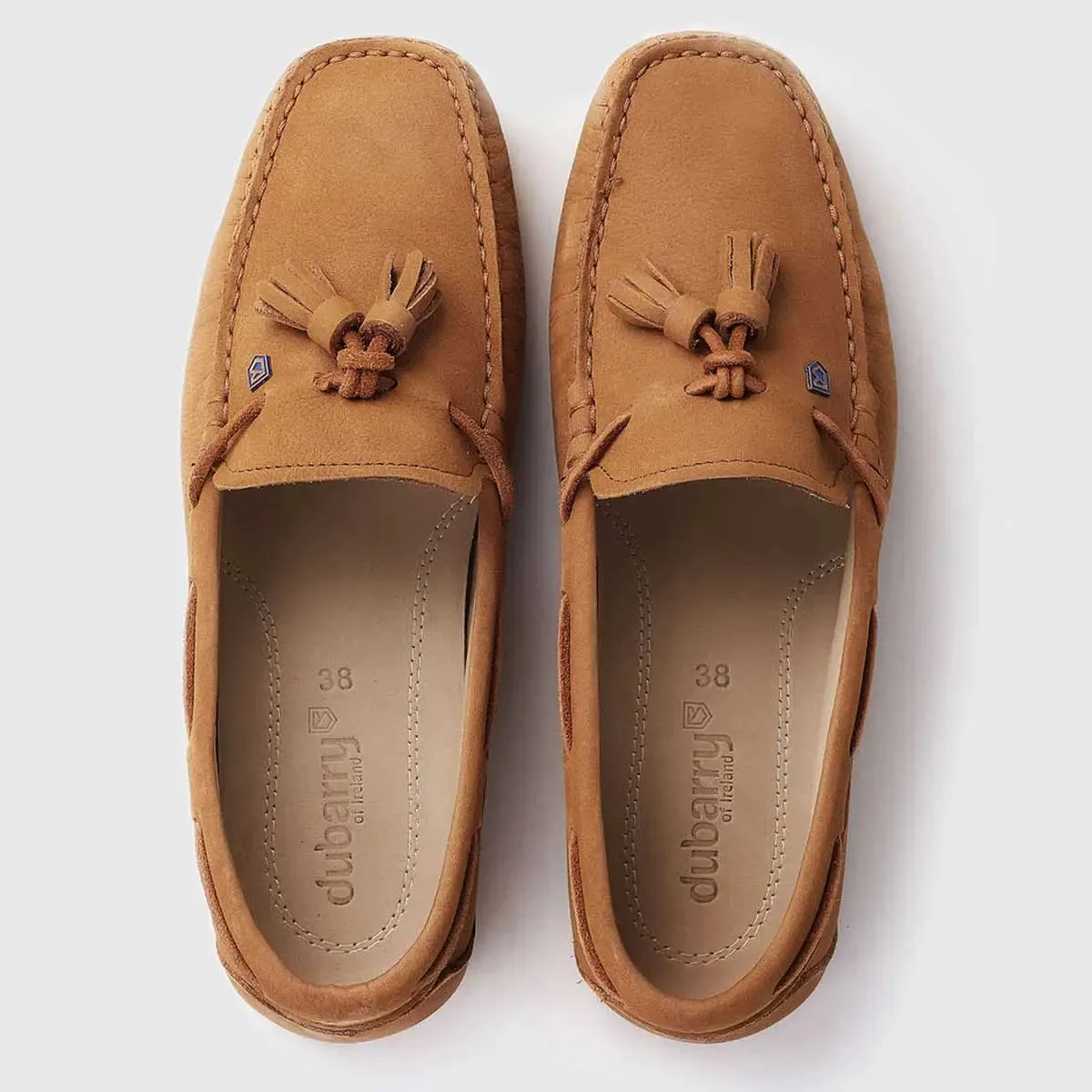 DUBARRY Ladies Jamaica Deck Shoes - Tan