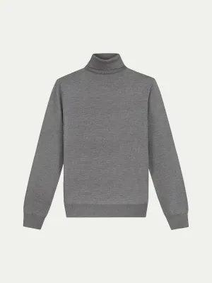 Extrafine Merino Rollneck Dark Grey