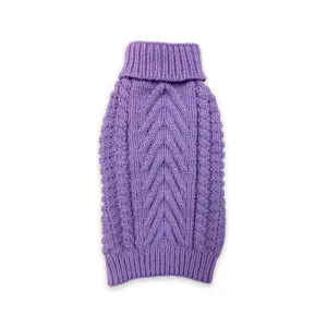 Fabdog | Super Chunky Dog Sweater Lilac