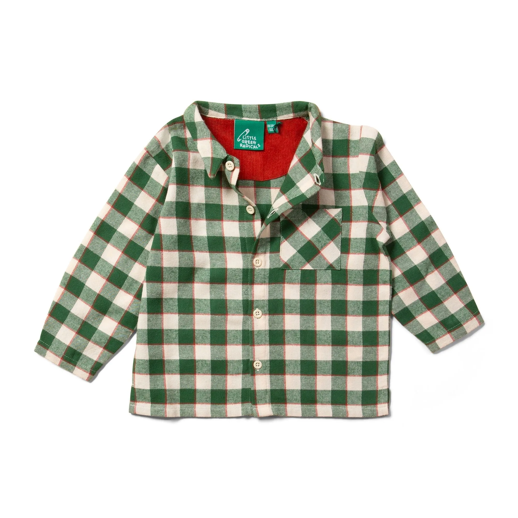 Fern Green Check Long Sleeve Shirt