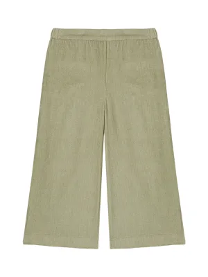 Flor Scallop Trim Corduroy Pants