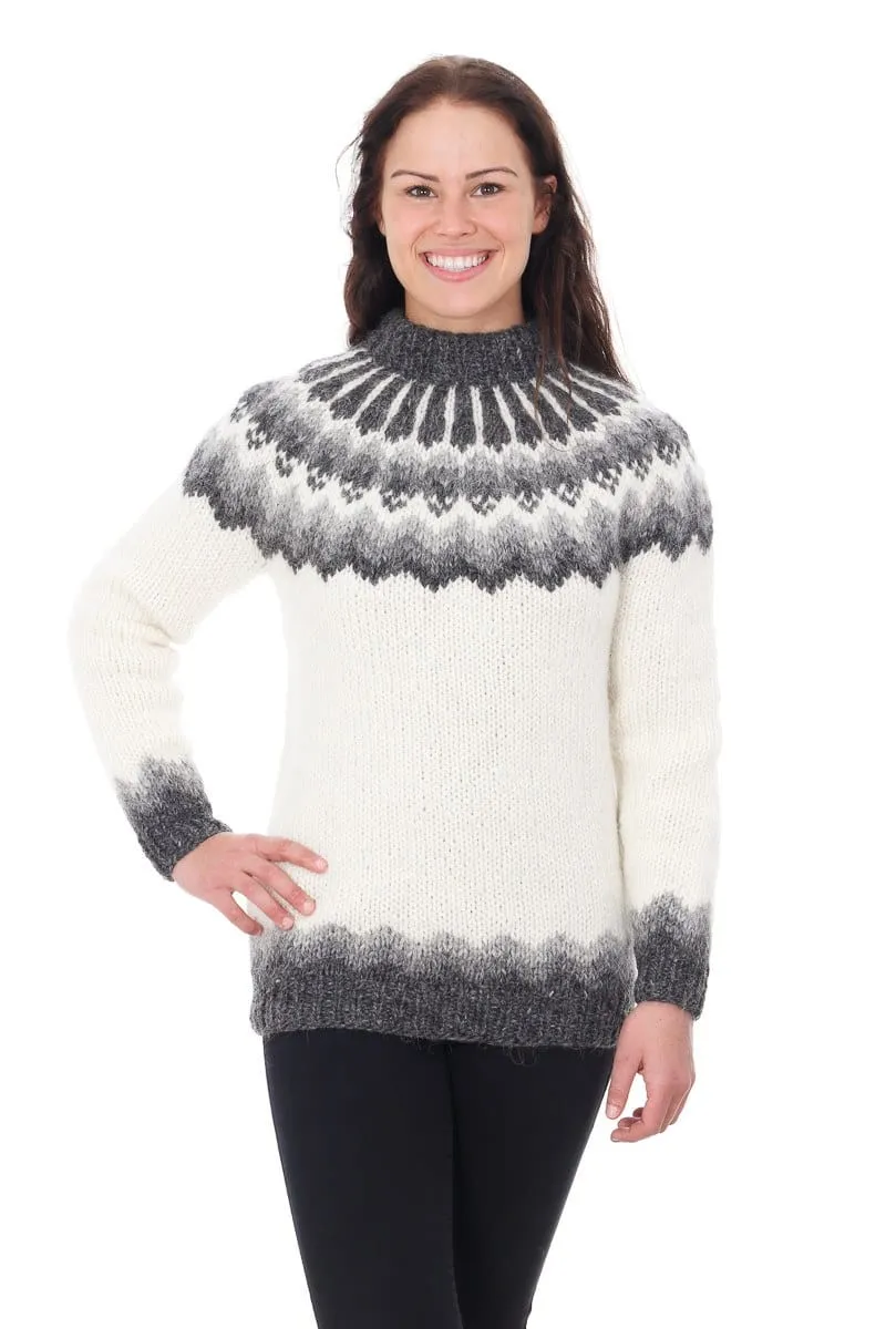 Frigg - Icelandic Sweater - White