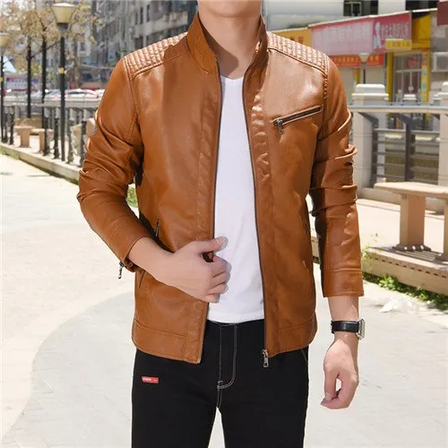 HipHop Bomber Leather Jacket