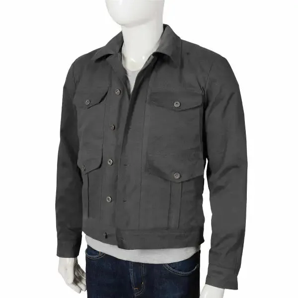 John Dutton Yellowstone Grey Cotton Jacket