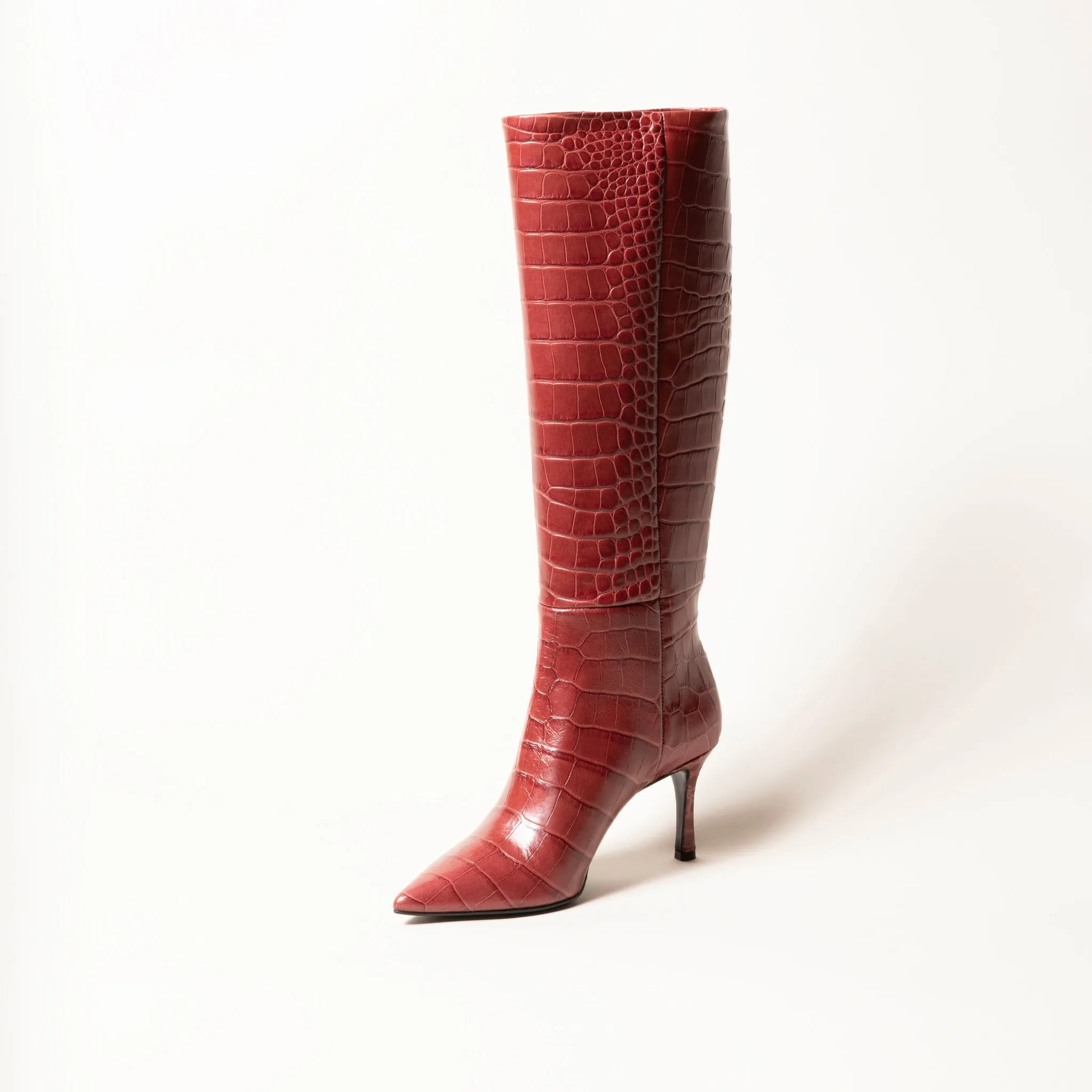 Kate Boots in Red Leather