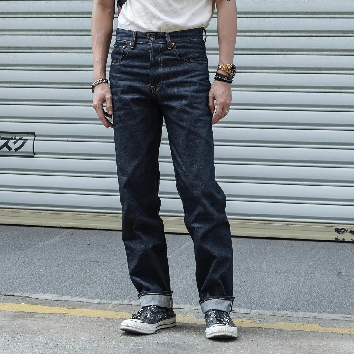 Lot 602 Mid-rise Slim Fit Jeans - Selvedge Denim Men's Trousers