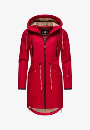 Marikoo parka with pockets, fuchsia