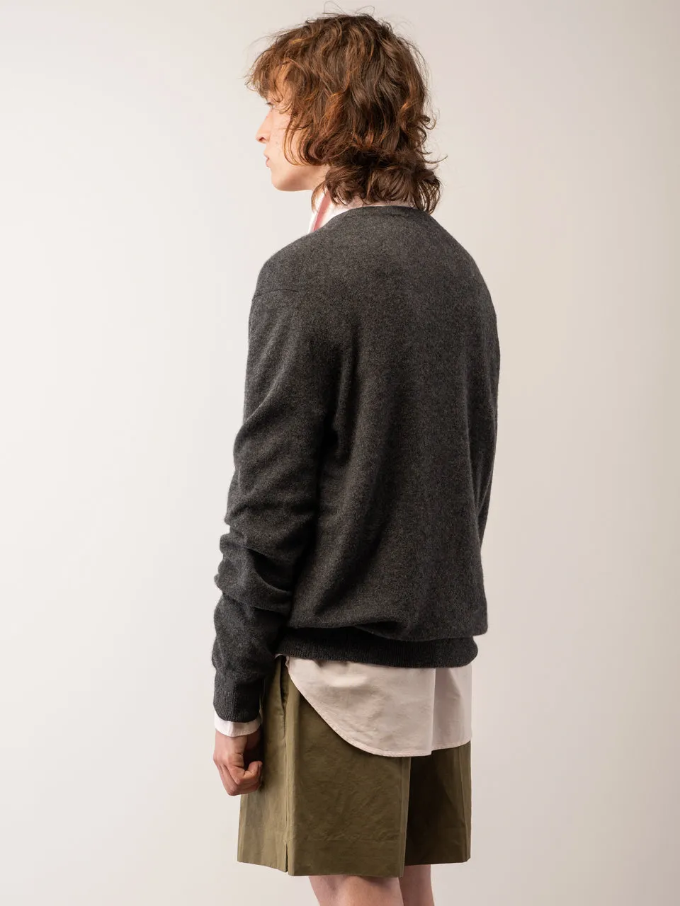 Men Crew Neck Sweater_Graphite