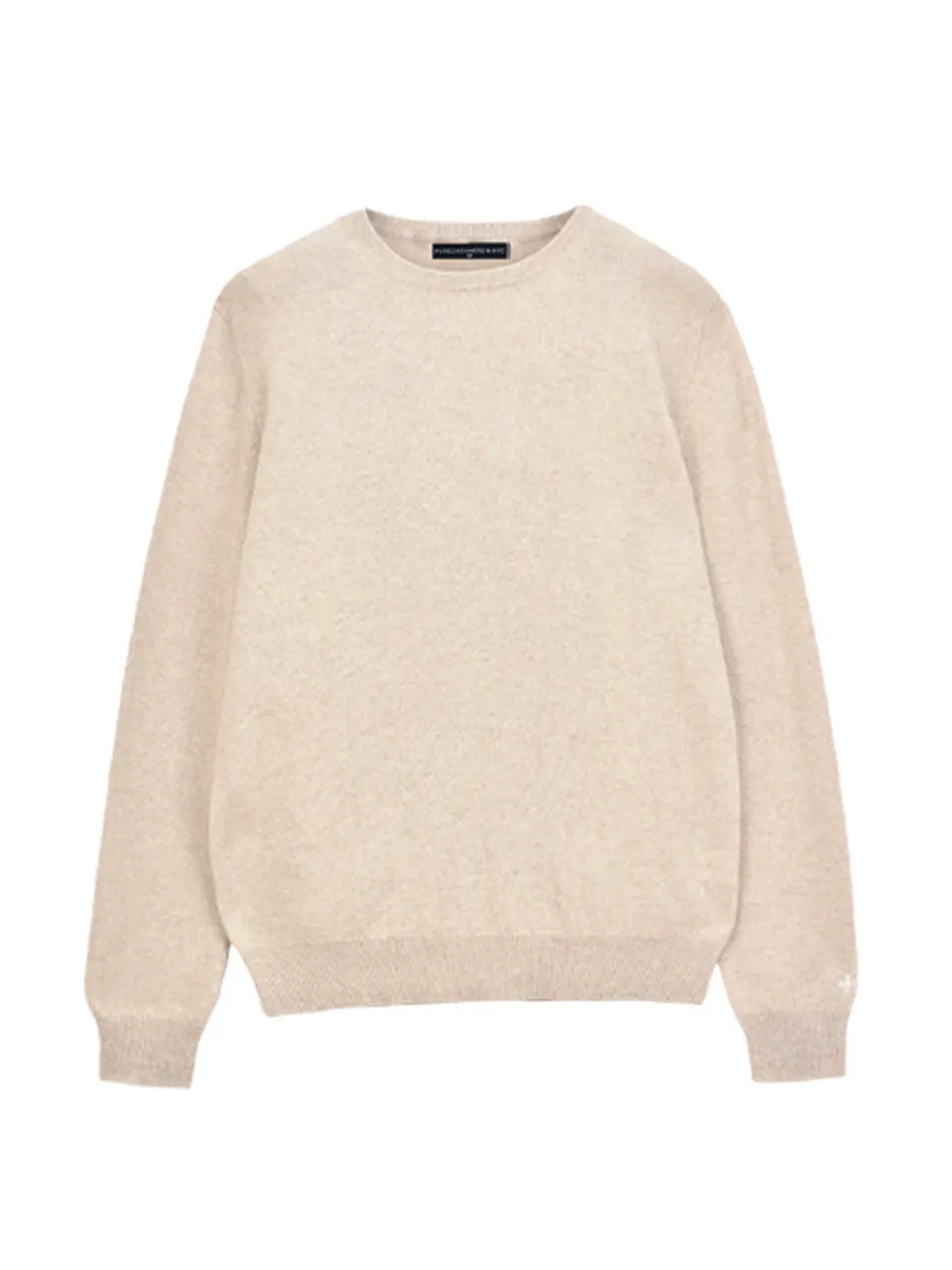 Men Crew Neck Sweater_Oatmeal