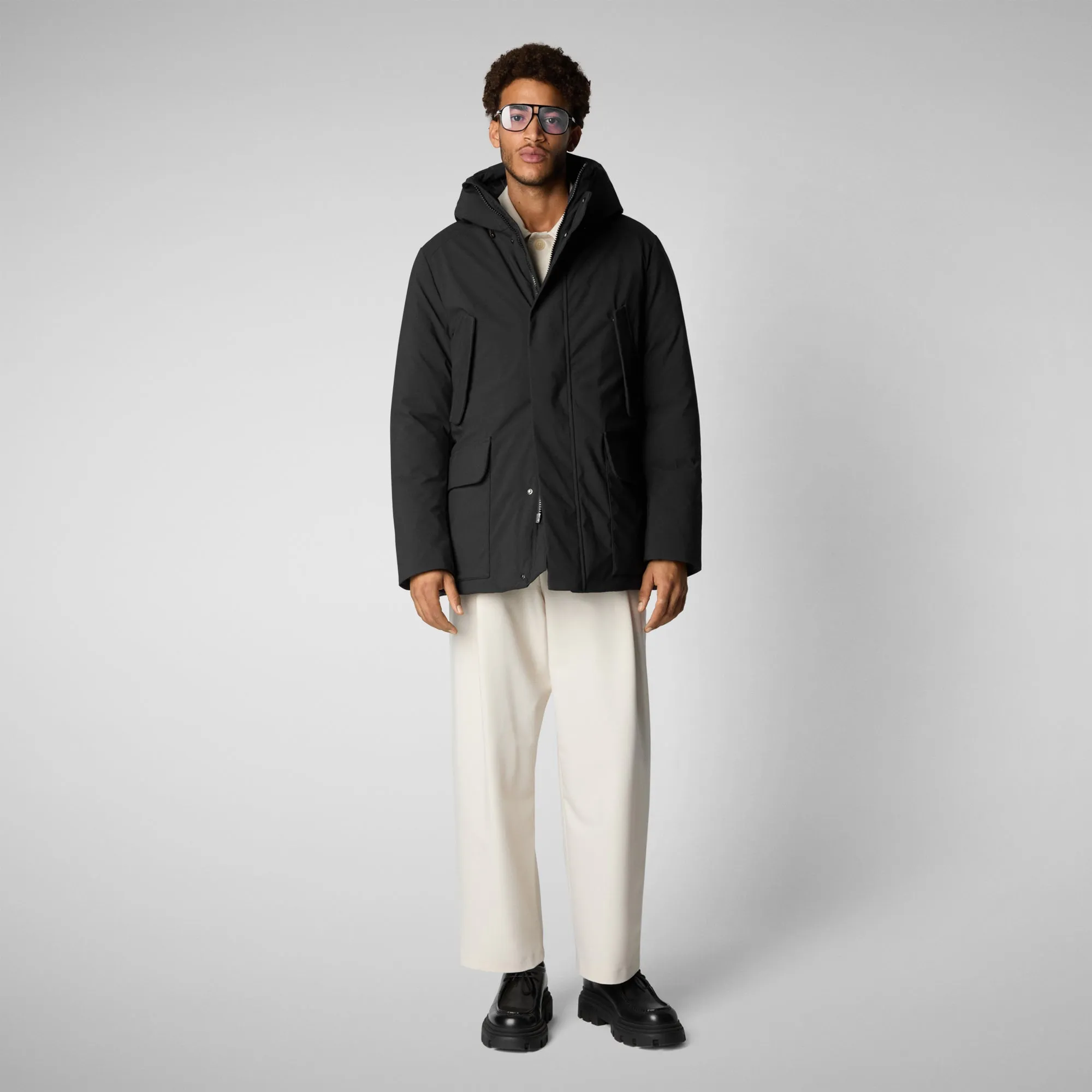 Men's  parka Elon in black