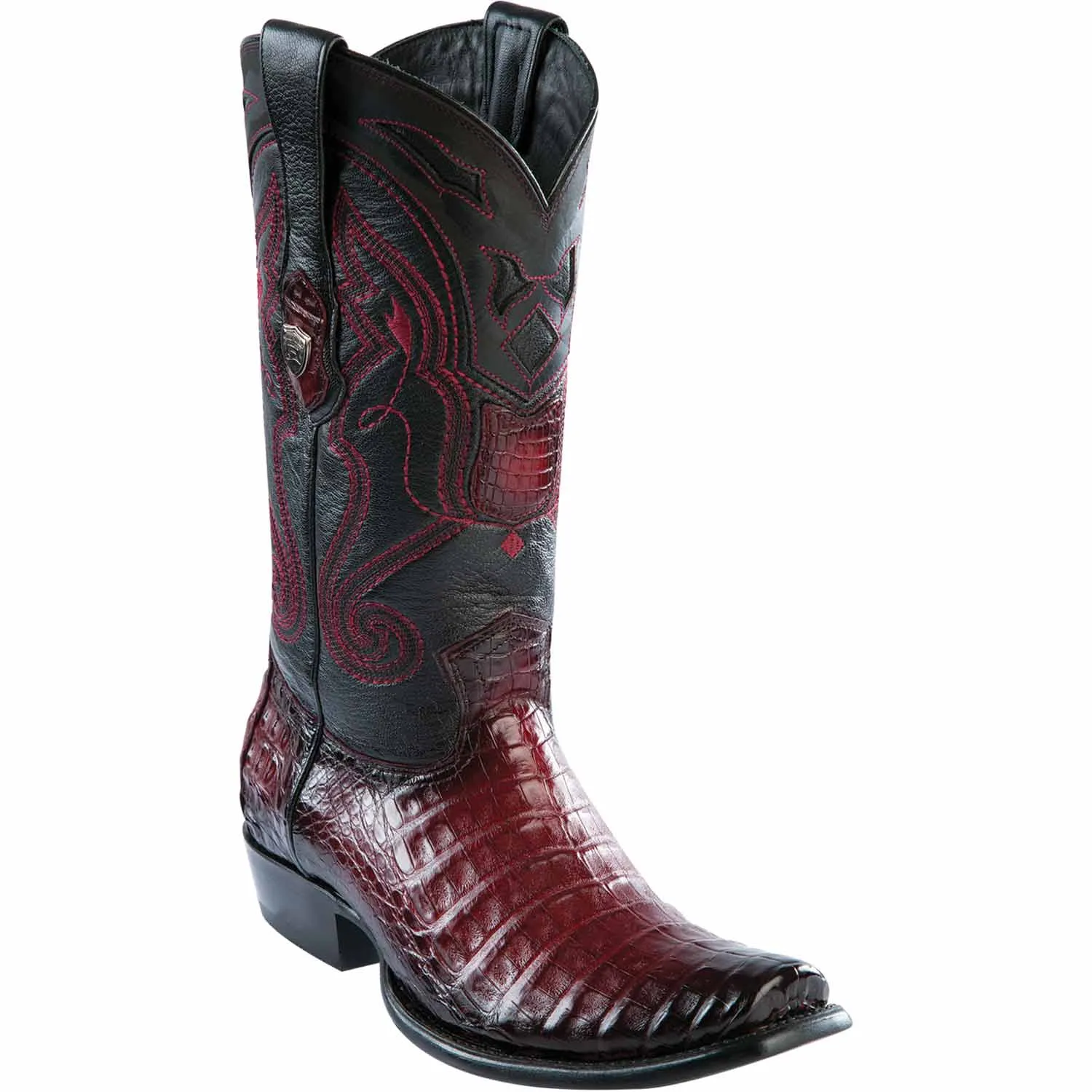 Men's Wild West Caiman Belly Skin Dubai Toe Boot 2798243