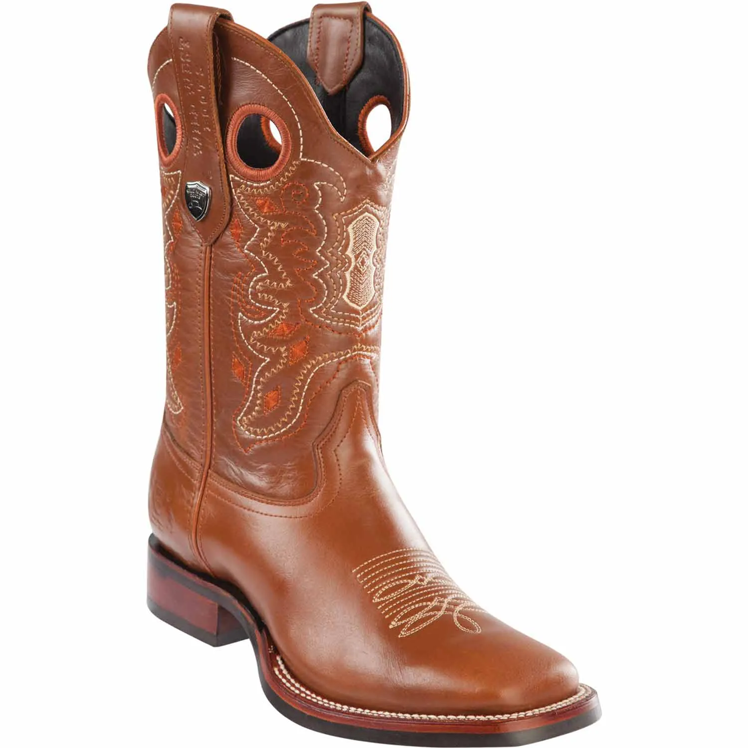 Men's Wild West Genuine Leather Ranch Toe Boot 28253851