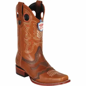 Men's Wild West Genuine Leather Rodeo Toe Boot 281TC3851