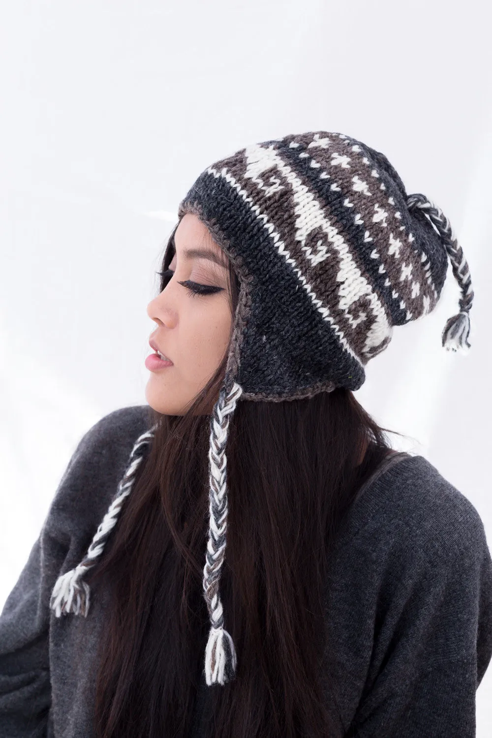 Natural Color Woolen Cap