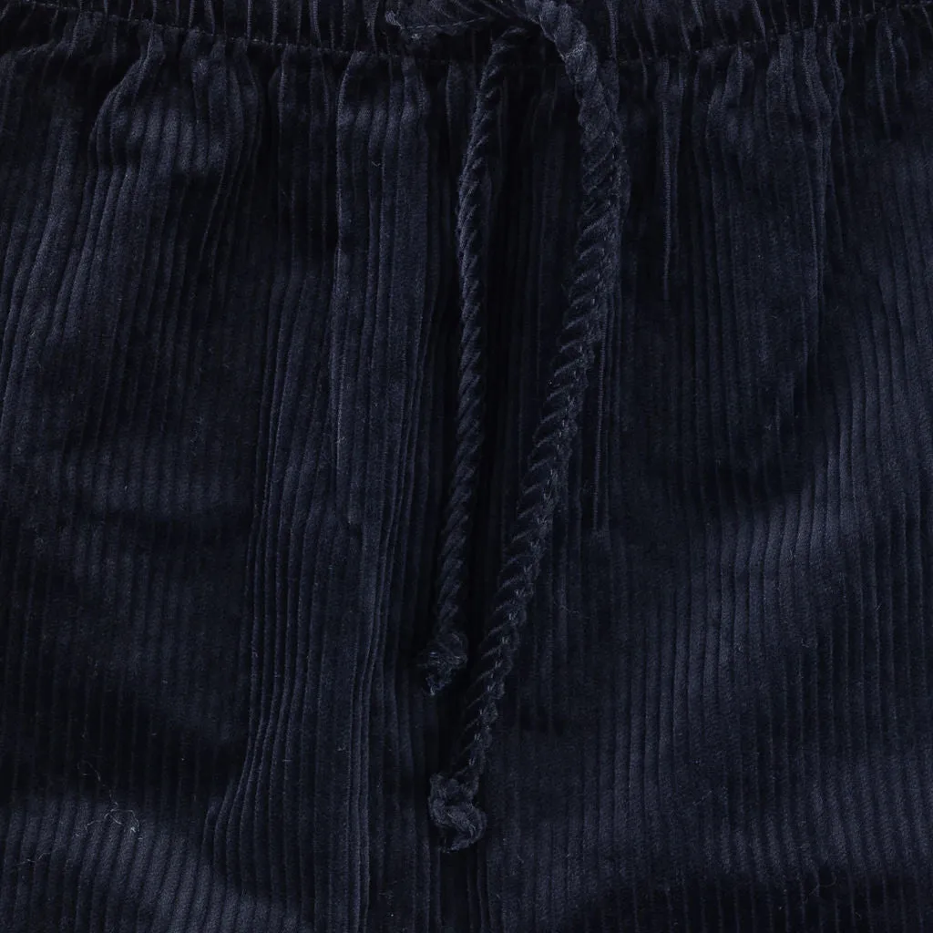 Pablo Dark Navy Baby Drawstring Corduroy Pants