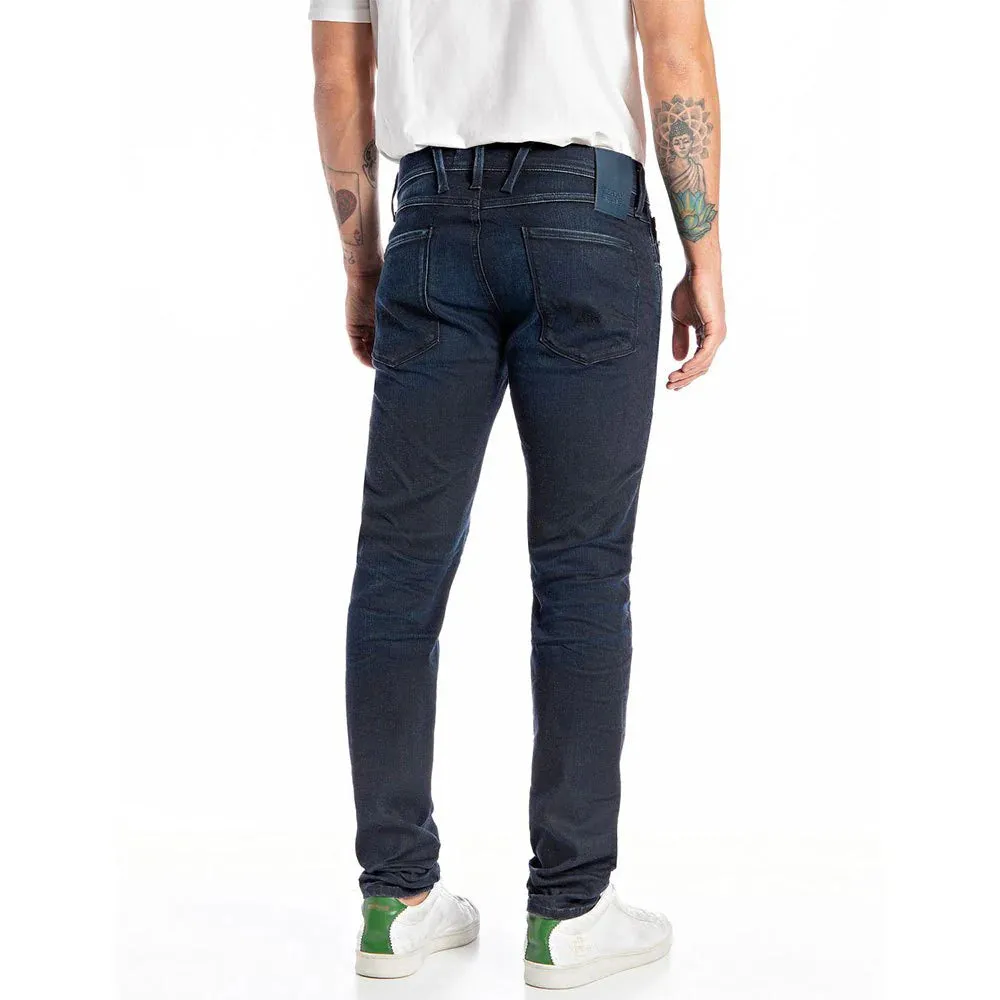 Replay Mens Hyperflex Jean Navy