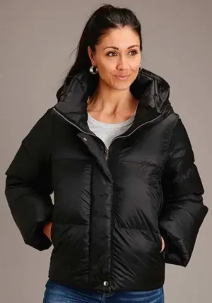 Roper Crushable Parachute Jacket (Black) - Women's Puffer Jacket