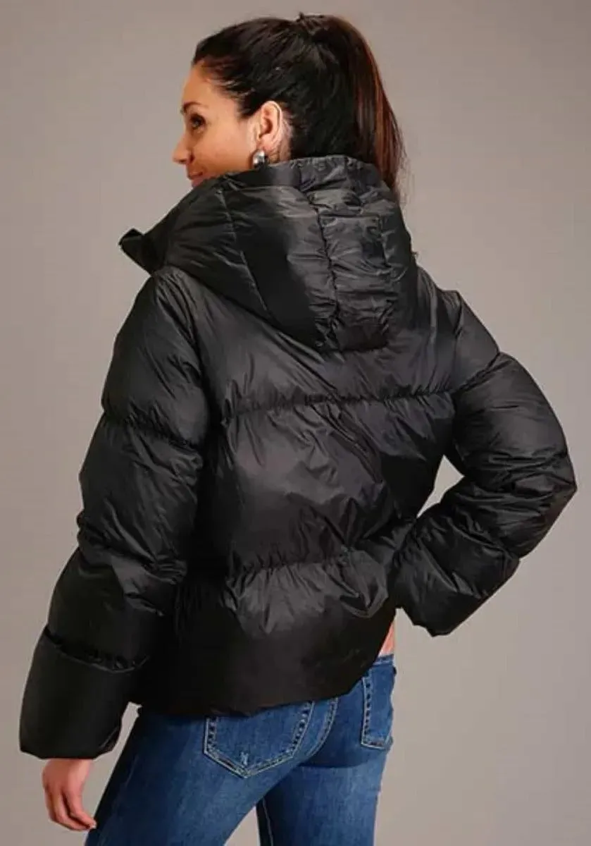 Roper Crushable Parachute Jacket (Black) - Women's Puffer Jacket