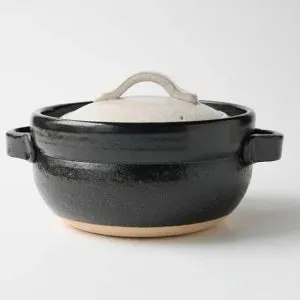 Shigaraki Ware Donabe Rice Pot 3-Go