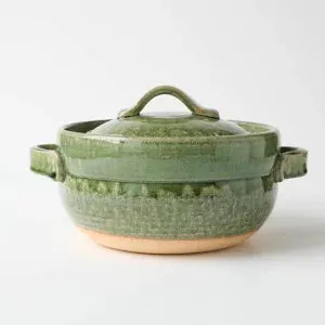 Shigaraki Ware Donabe Rice Pot 3-Go