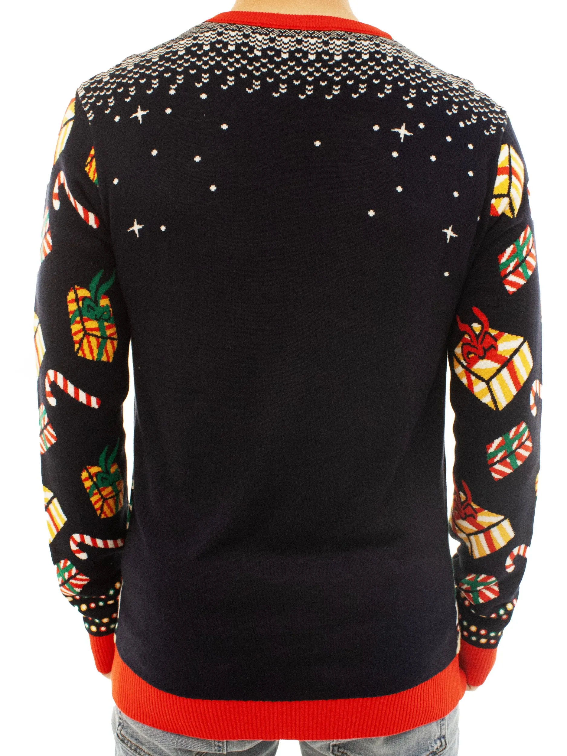 Skateboard Santa | Ugly Christmas Sweater For Men & Women | Unisex Sizing