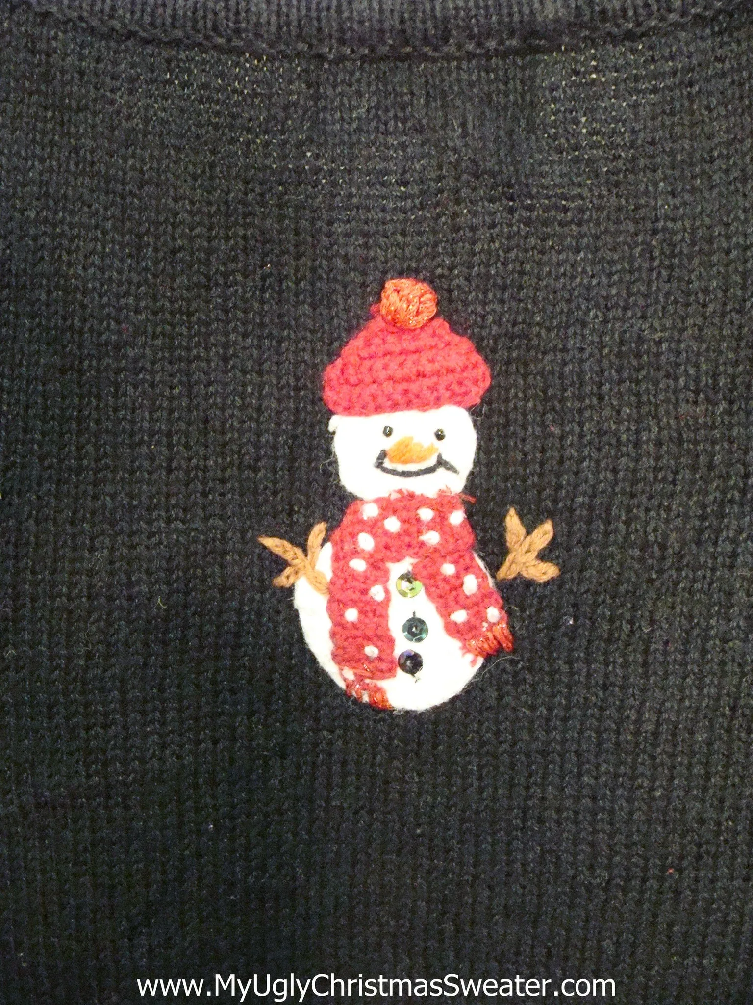 Snowmen in Winter Corny Christmas Sweater Vest