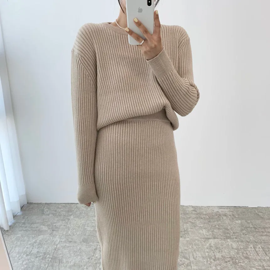 Stansie Knit Skirt Set