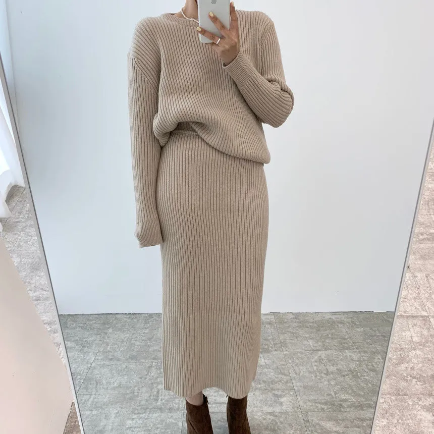 Stansie Knit Skirt Set