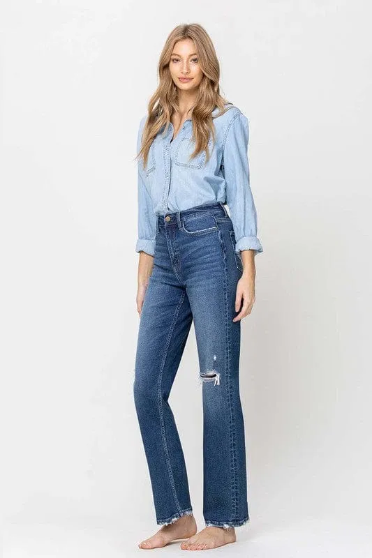 Super High Rise Straight Leg Jeans *Online Only*