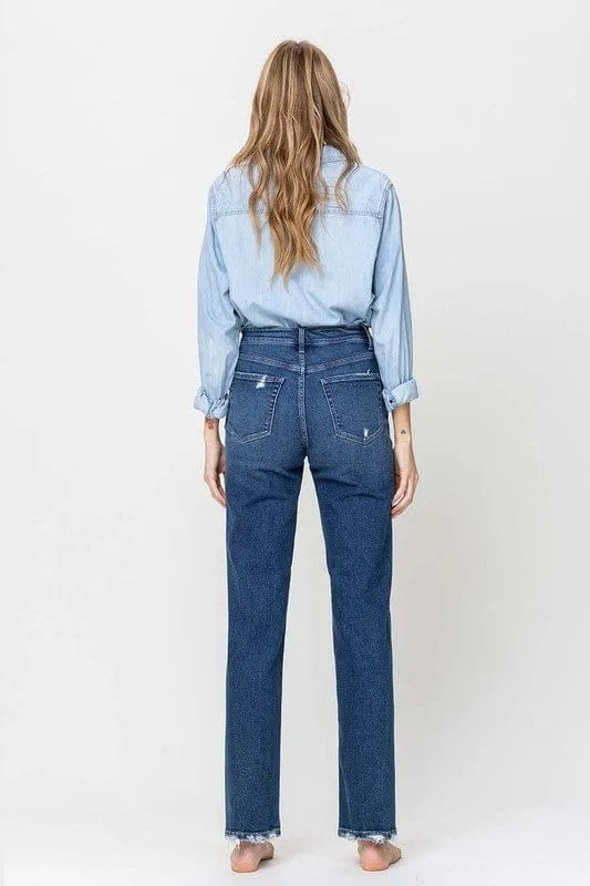 Super High Rise Straight Leg Jeans *Online Only*