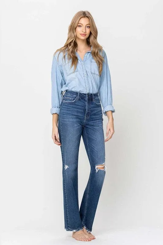 Super High Rise Straight Leg Jeans *Online Only*