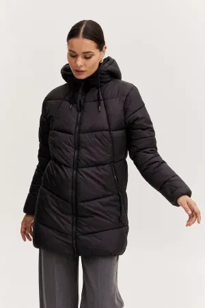 The Canyon Puffer Jacket - Black