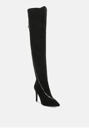 TSARINA Black Zip Around Long Boot