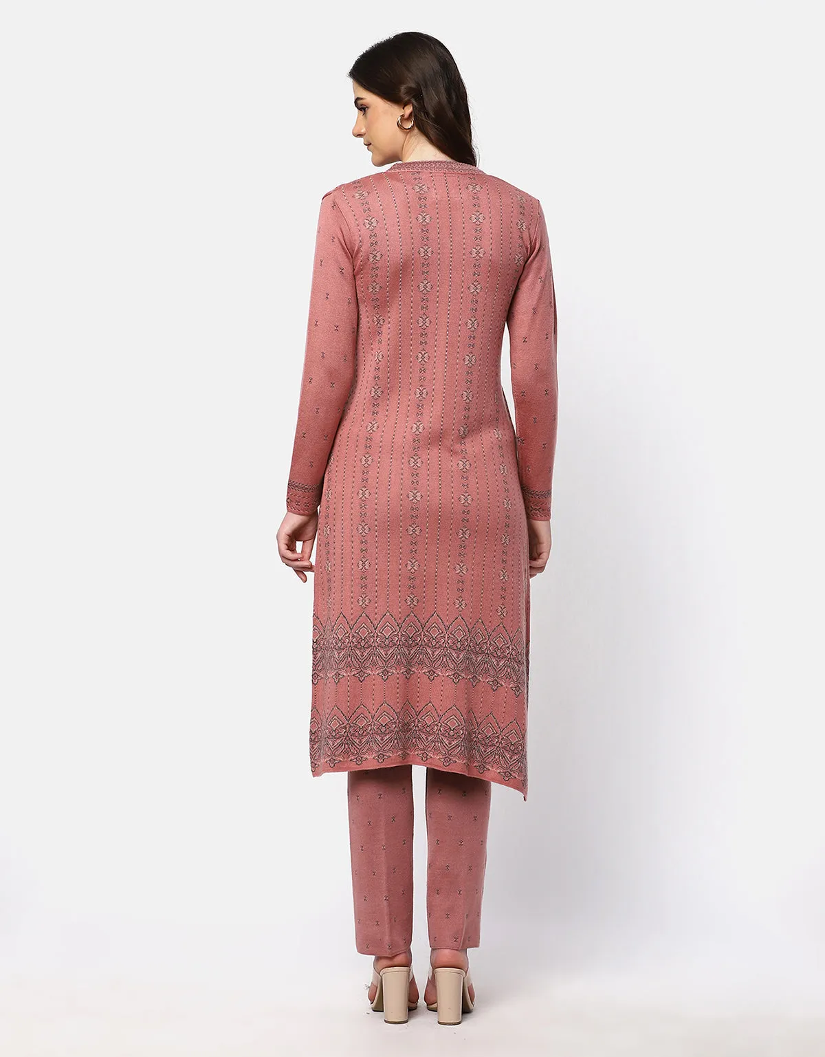 Women Woolen jacquard Fancy Kurti