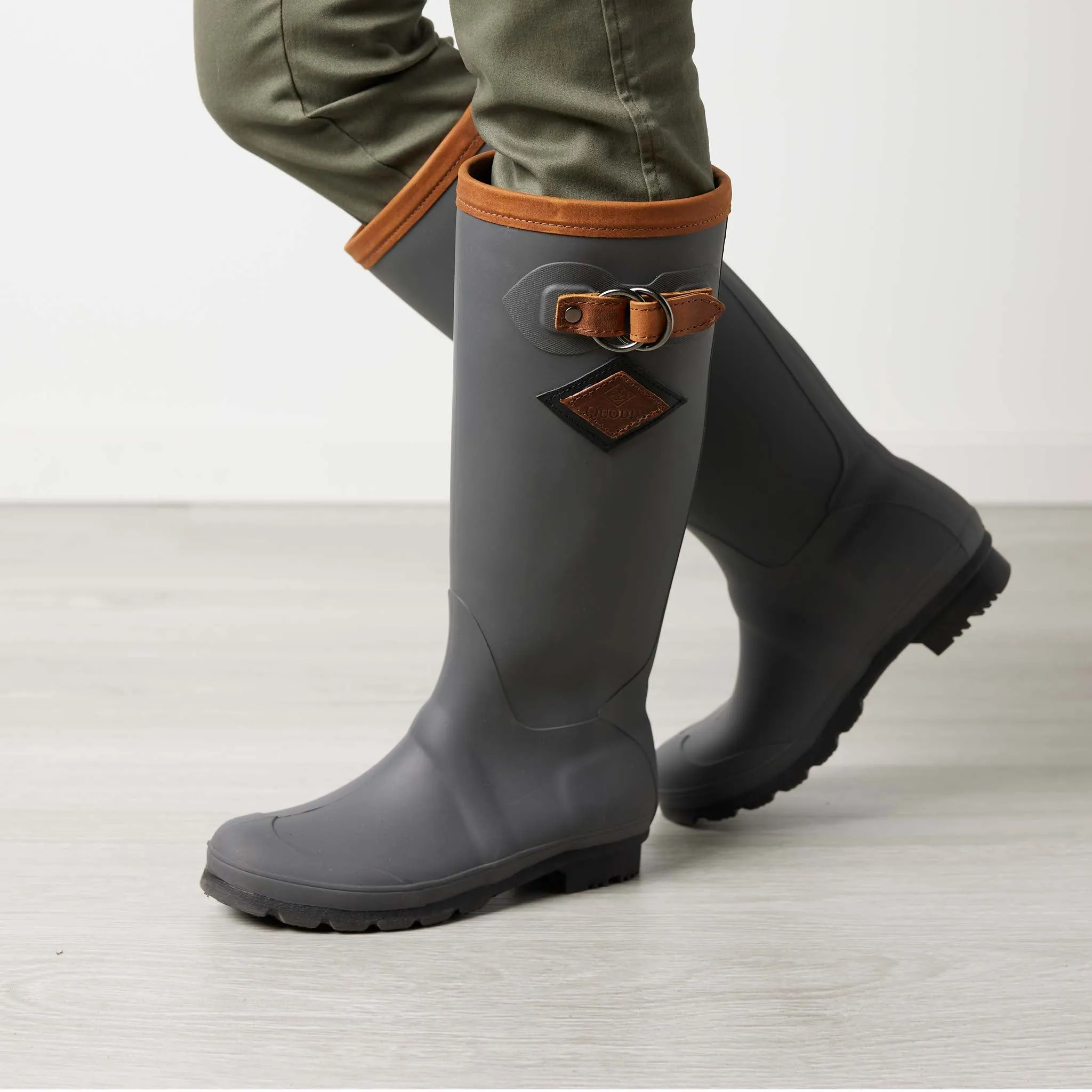 Women’s High-Tide Rain Boot: Grey Brown