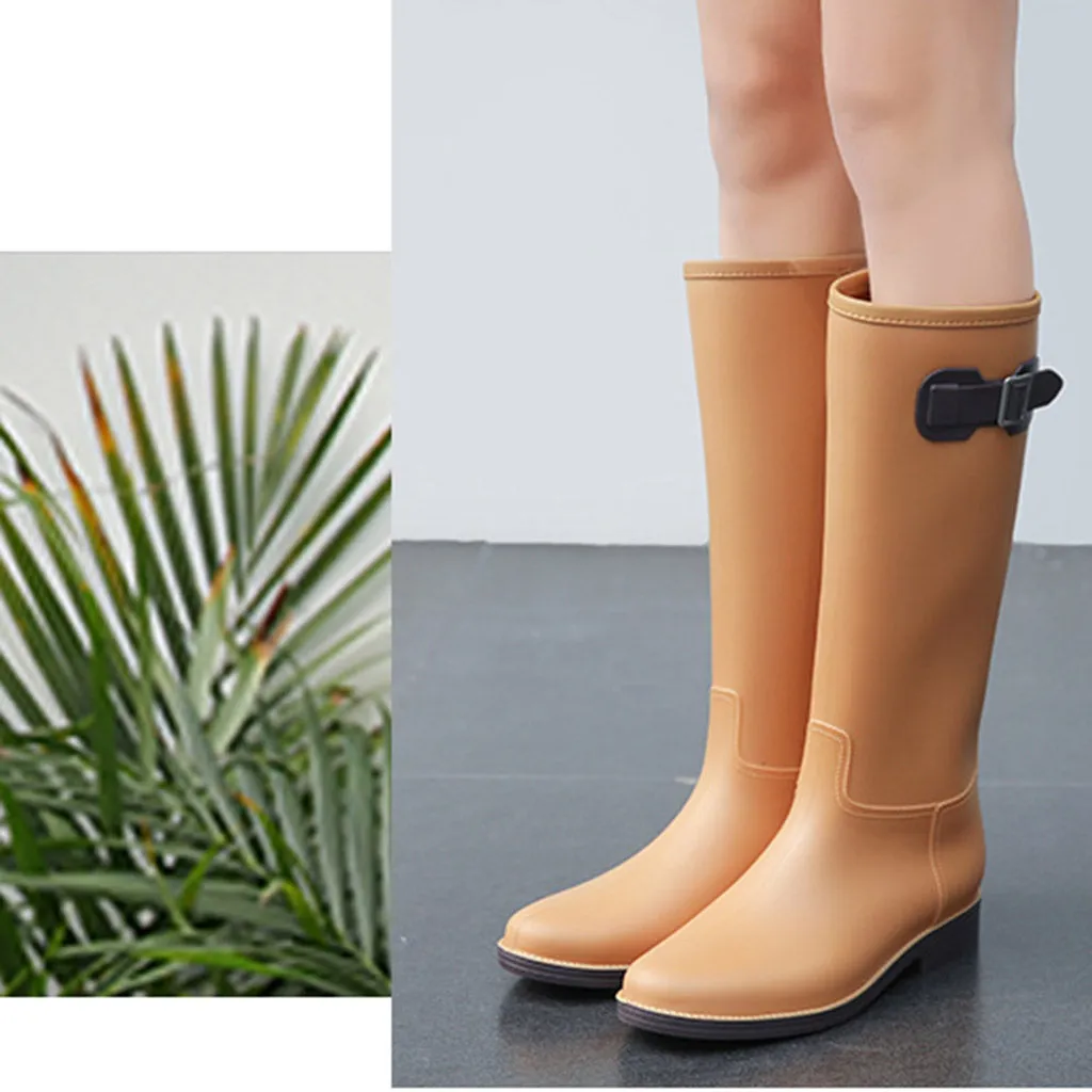 Women's Knee-high Waterproof Rain Boots