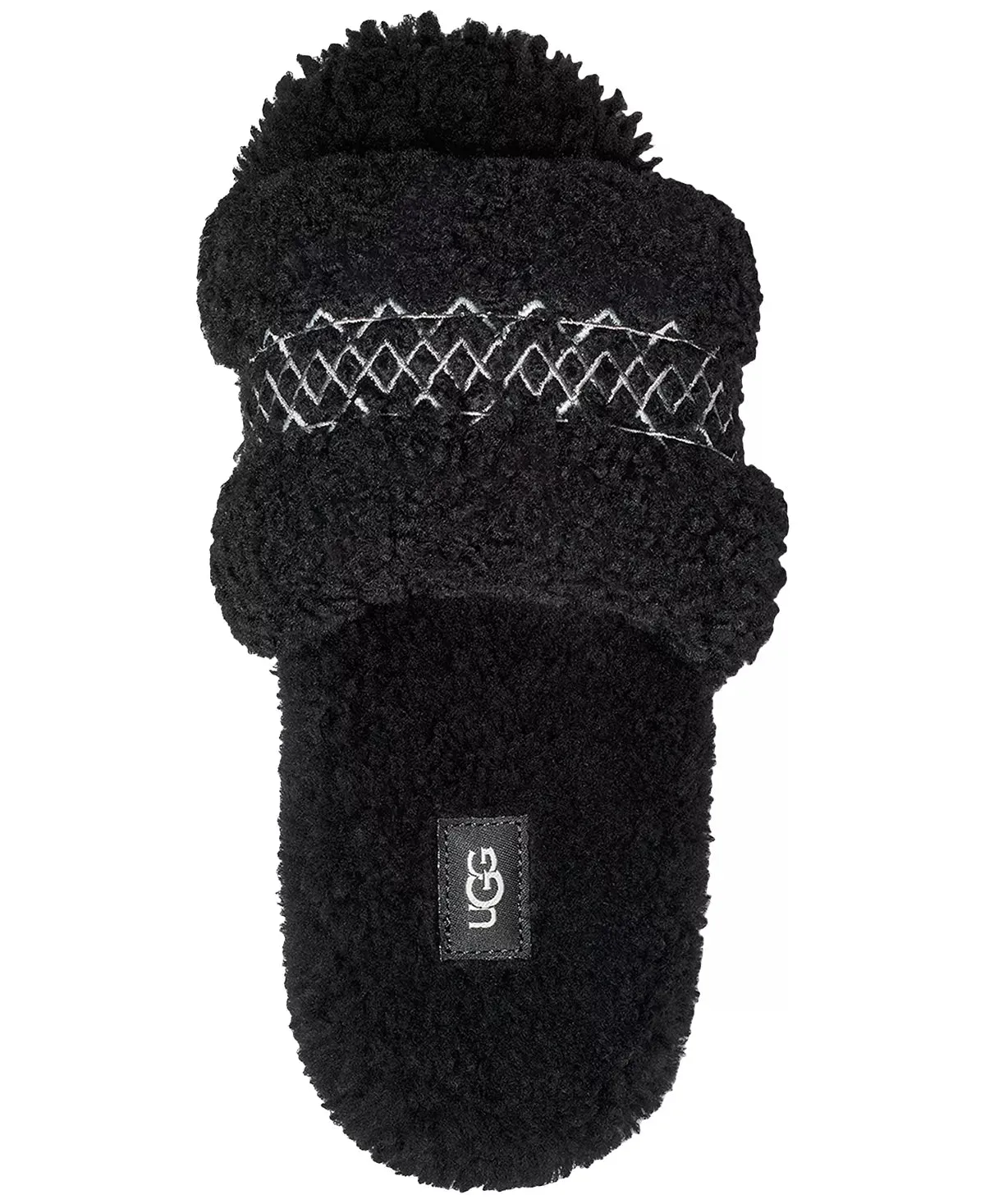 WOMEN'S UGG COZETTA UGG BRAID SLIPPER | BLACK