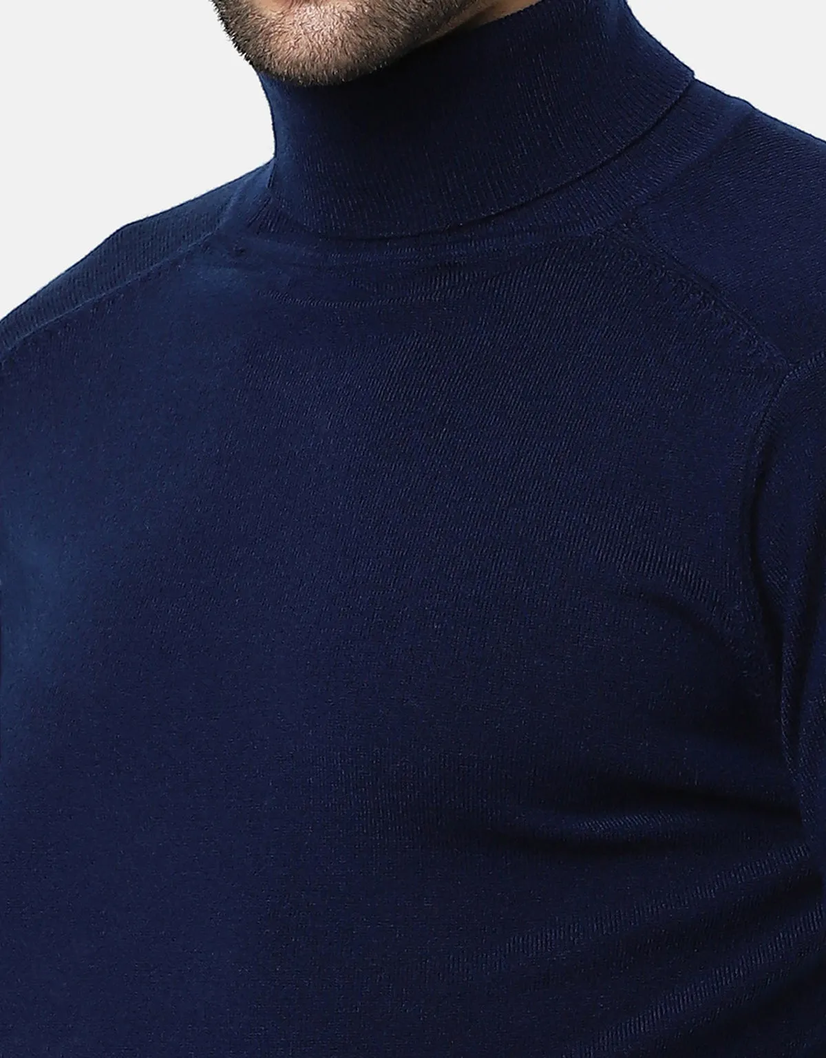 Woolen High Neck Sweater For Men